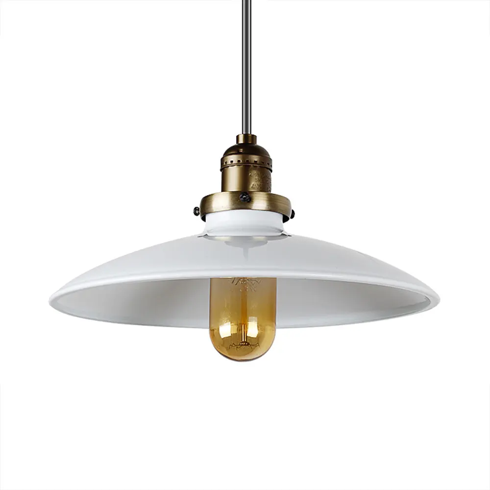 Loft Vintage Pendant Lamp Dia 250mm E27 Aluminum Iron Metal Retro Northern Europe Industrial Style Edison Pendant Lights