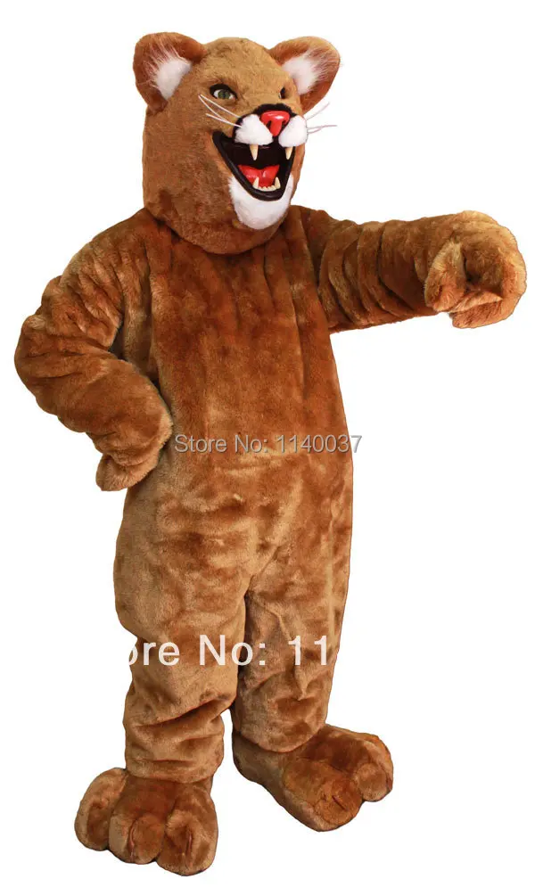 

mascot cool Leopard Panther Cat Cougar Mascot Costume Adult Size Cartoon Character carnival costume fancy Costume