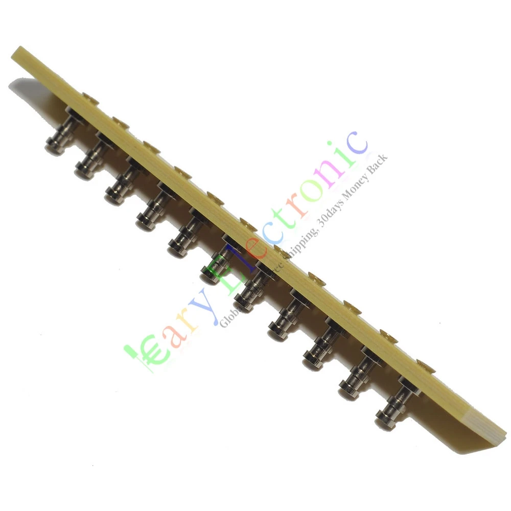 Wholesale and retail 20pc copper plated nickel Fiberglass Turret Terminal Strip 11pin Lug Tag Board free shipping