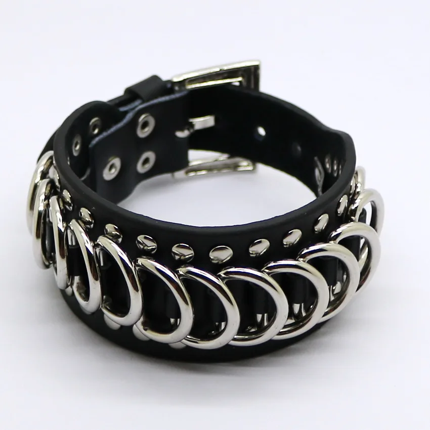 2020 Retro Jewelry Wholesale Leather Bracelets New Men's Fashion Casual Men's Bracelet Punk Bangle Bracelet Pulseira