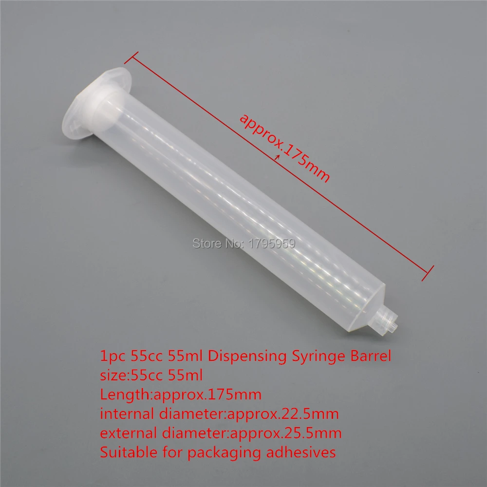 55cc 30cc 10cc Siringhe Colla Erogazione Barile 55ml 30ml 10ml Colla Adesiva Dispenser Industriale Della Siringa Tubo con fermacorda e ganci
