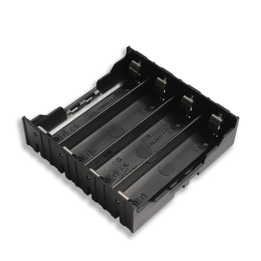 100PCS/Lot 18650 Power Bank Cases 18650 Battery Box Holder Batteries Case For 4*3.7V 18650 Lithium Battery For Soldering Connect