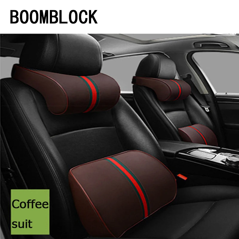 Car-styling Neck Pillow Cushion Seat Support For Citroen C5 xsara picasso berlingo Hyundai I30 IX35 Accent Seat Leon Accessories