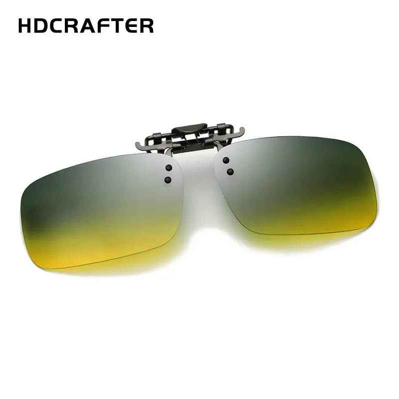 

Super Light Polarized Sunglasses Clip on Day & Night Vision Driving Sun Glasses Unisex Eyeglasses Accessories Clip on Lens