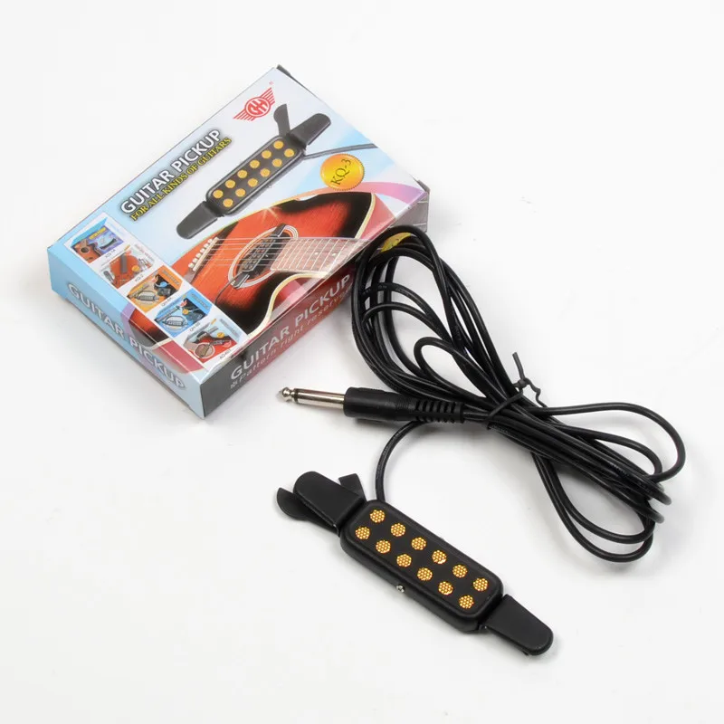 High Quality Acoustic Guitar Pickup, Sound Hole, Classical Pickup, Connect Amplifier, Musical Instruments