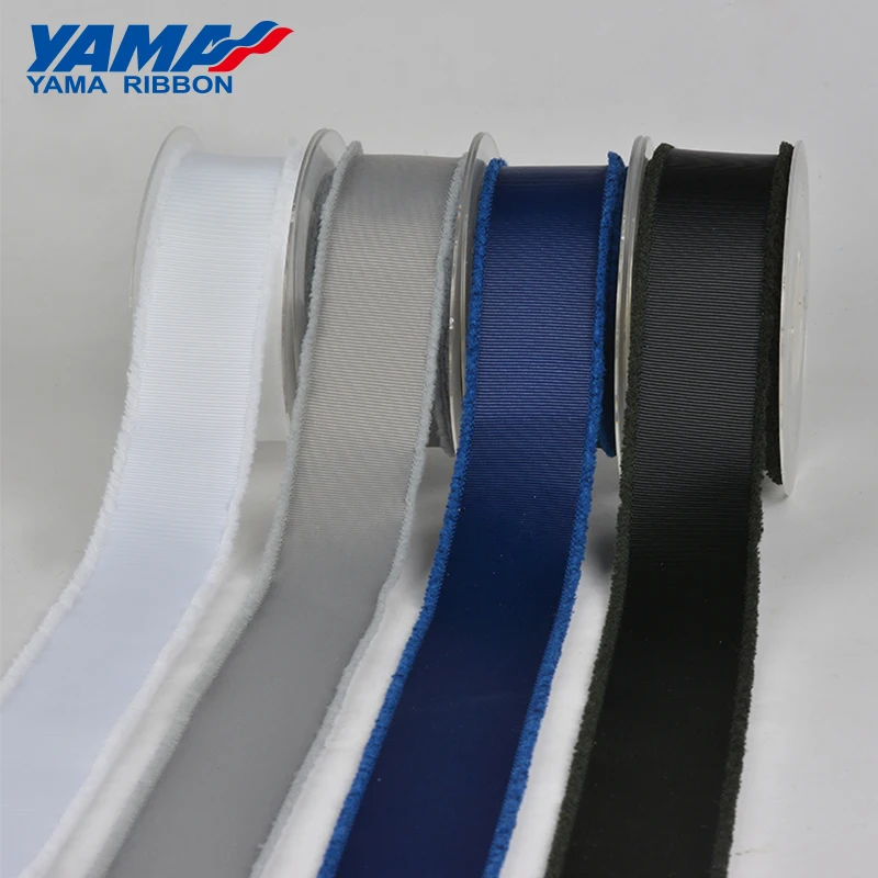 YAMA-Grosgrain ringelint, bloemdecoratie, bruiloftambacht, doe-het-zelf cadeau, 16mm, 25mm, 38mm, 50 meter per rol