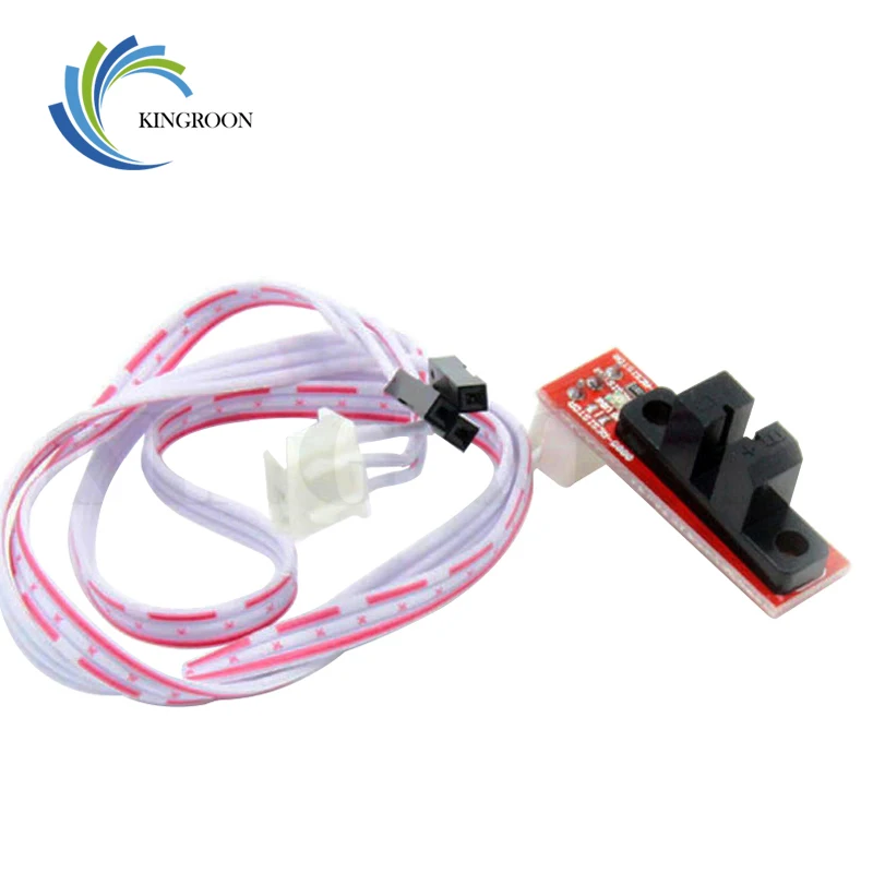 6pcs/lot Optical Endstop Light Control Limit Switch For RAMPS 1.4 Board 3D Printer Parts with 3 Pin Cable Red Part Accessories