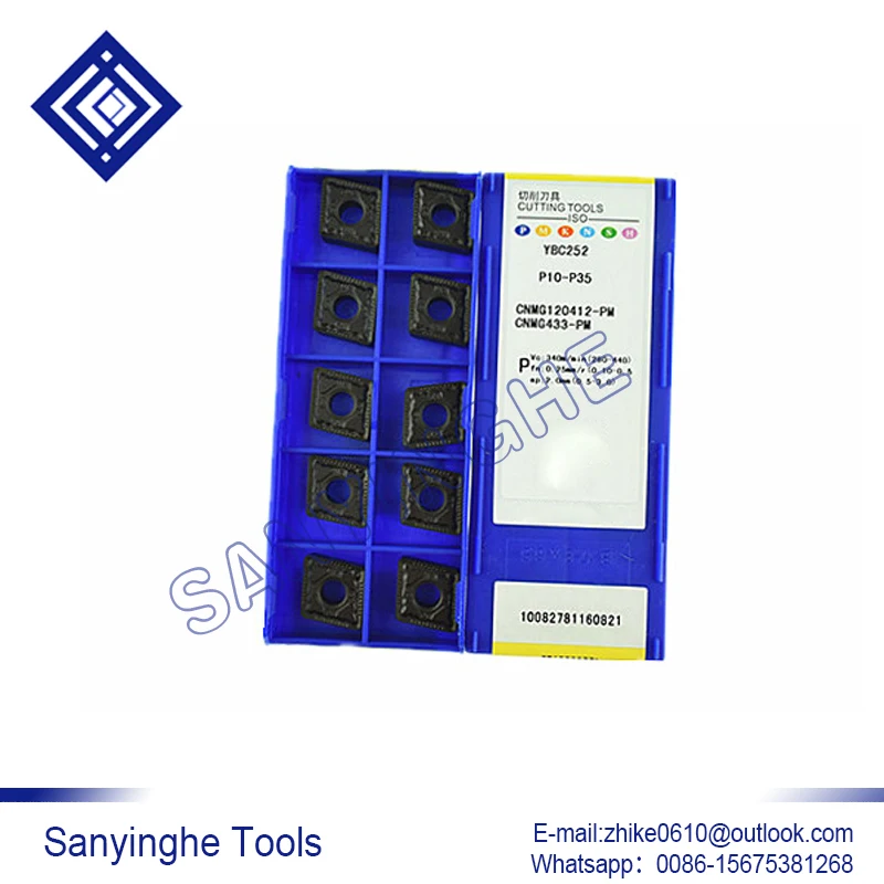 

10pcs/lots YBC252 CNMM160612-HDR cnc carbide turning inserts