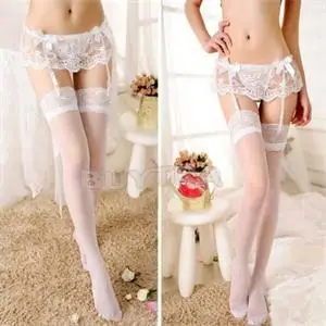 Nieuwe Collectie Sexy Thongs Lace Stocking Bretel Lingerie Dual Layer Garter Riemen Zwart Rood Roze Wit 4 Kleur