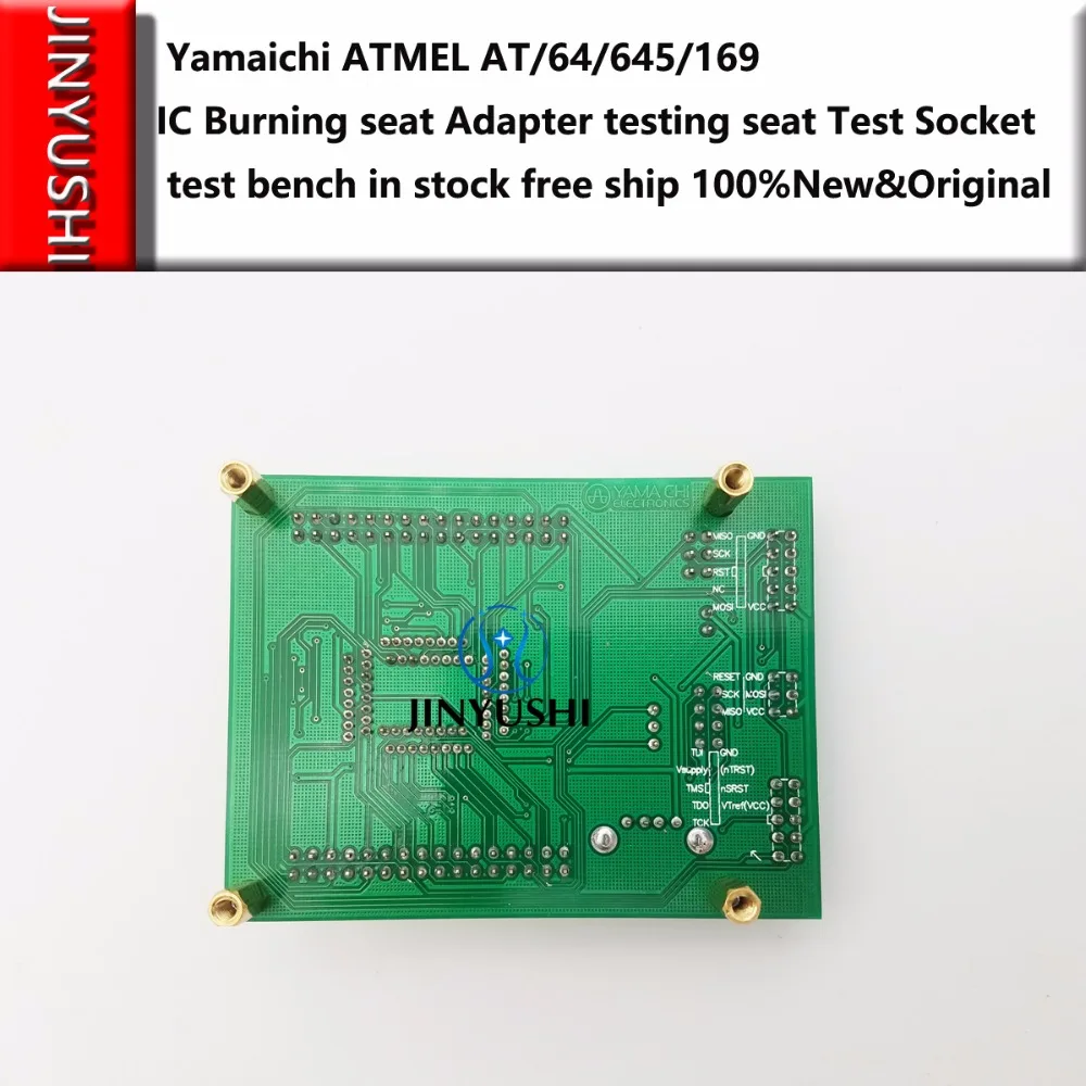 Clamshell ATMEL ATmega128/64/645/169 YAMAICHI IC membakar kursi adaptor pengujian soket uji kursi bangku tes tersedia