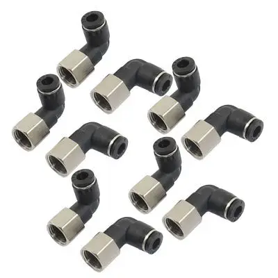 

10 Pcs 1/8" PT Male Thread 8mm One Touch Push In Joint Quick Fittings