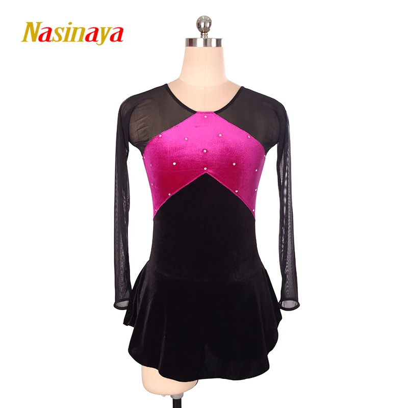 Nasinaya Figure Skating Dress Customized Competition Women's and Children's Patinaje Artistic Gymnastics Performance Clothing