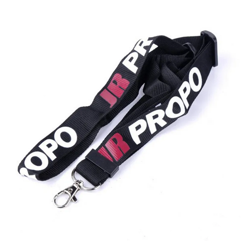 JR PROPO LOGO Neck Strap RC Cintura Trasmettitore Tx Gancio In Metallo gancio Hang BAND tracolla per FS TH9X T6 I6 Radiolink remote