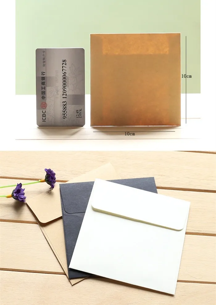 CZAKOMIX 40PCS Mini-Enveloppen, Mini-Cadeaubon-Enveloppen
