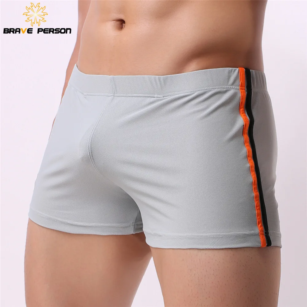 Brave Person Men\'s Sleep Bottoms Shorts Underwear Men Boxers Shorts Lounge Home Sleepwear Breathable Shorts Pajama