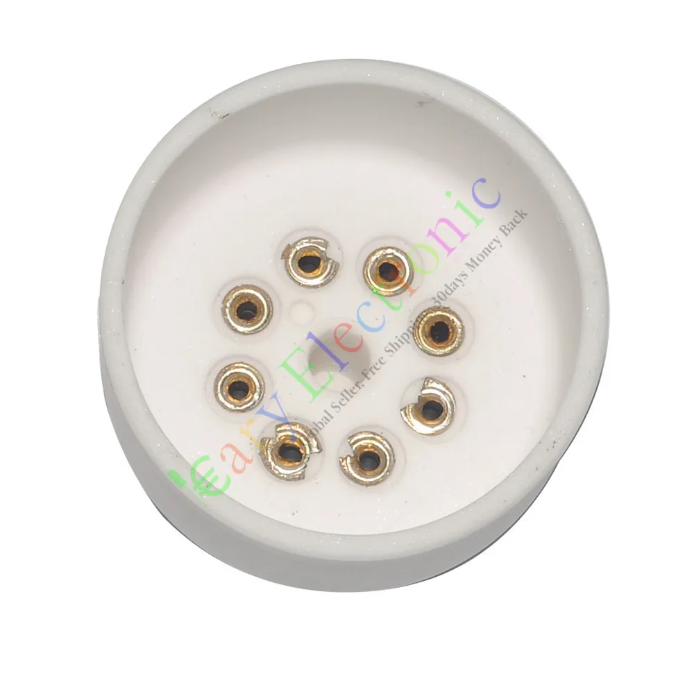 Оптовая и розничная продажа, 20 шт., 8 контактов, серебряные, медные, бакелитовые розетки для трубок, основание клапана для аудиоусилителей KT88, сделай сам, бесплатная доставка