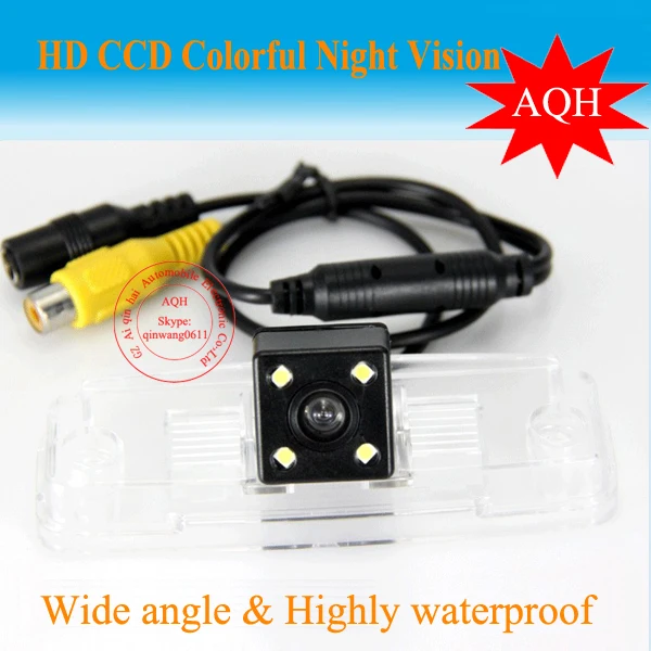 Автомобильная камера заднего вида для Subaru с 4 светодиодами, HD CCD-камера для Forester 2008-2012/Outback 2009-2011/Impreza (седан) 09-11