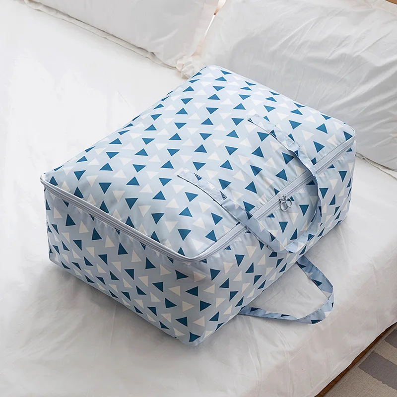 

Oxford Underbed Storage Bag for Bedding, Quilt Blankets Organizer, Clothes Container, Wardrobe Closet Organizer