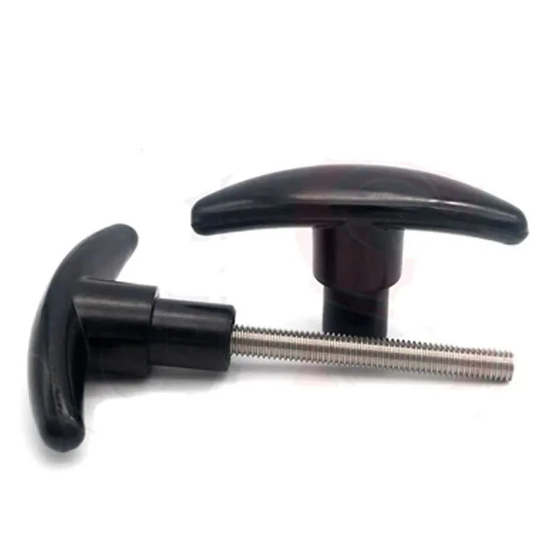 

1pcs M8 304 stainless steel One-word T-handle T-type bakelite handle Hand screw T hand wheel 10mm-80mm Length