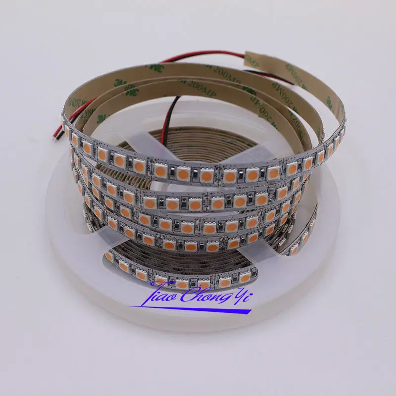 

5M 5050 120LED/M DC12V LED Strip light Pink Color flexible light smd led tape