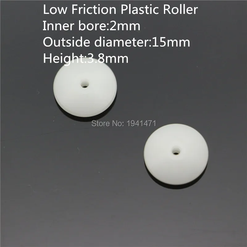 RFDTYGR Long Stabilizing Pole & Low Friction Plastic Roller Set (15mm)Self-made Parts For Tamiya MINI 4WD  S021-2    5Sets /lot