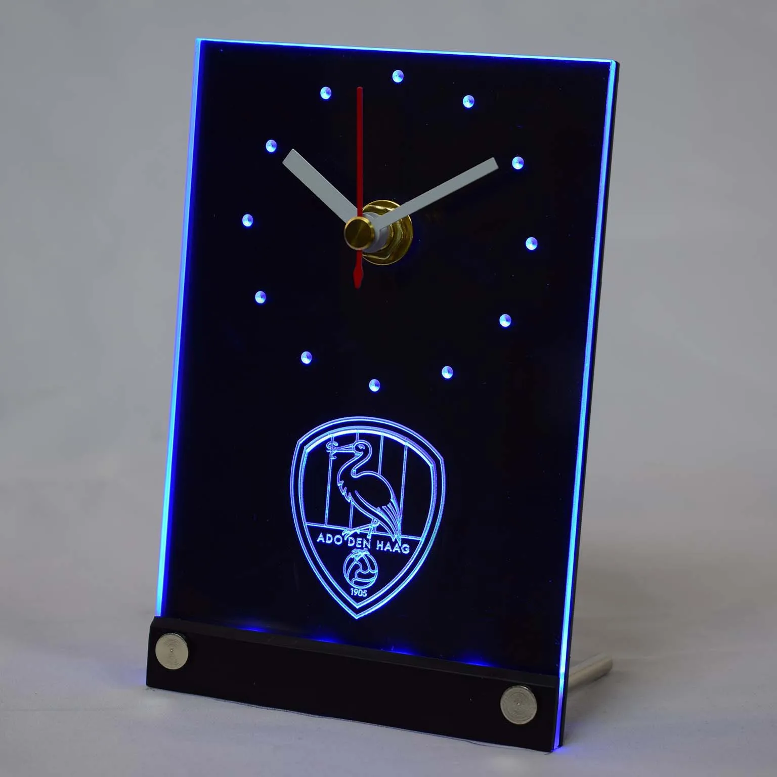 tnc1006 ADO Den Haag Eredivisie 3D LED Table Desk Clock