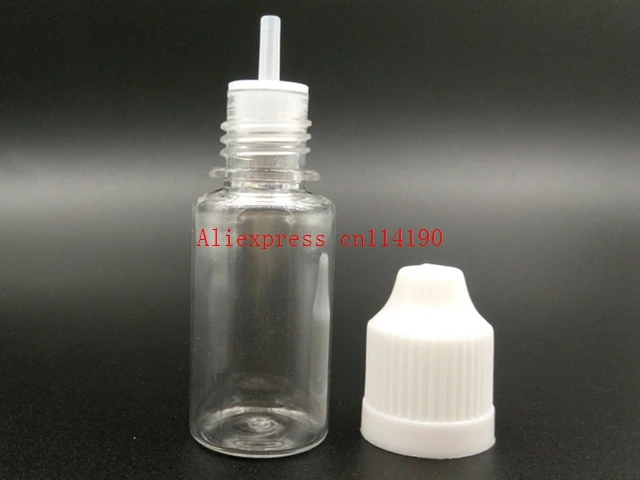 Brand new 10ML PET Empty E Liquid Bottle Safe Tips LDPE For E Cig Vapor Vape Liquid 10ML Needle Dropper Bottles