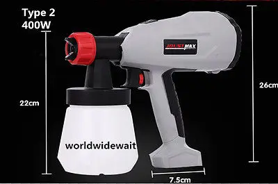 

220V Electric Paint Gun Sprayer 400W For Industrial Wall Furniture Car Painting