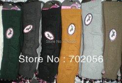 2015 winter effen gebreide twist armwarmers vingerloze lange handschoenen 24 paren/partij gemengde kleuren #3416