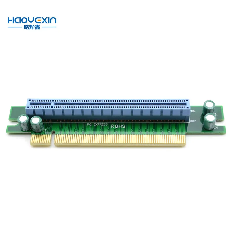 PCI-E Express 16X 90 Derajat Adaptor Riser Kartu Untuk 1U Komputer Server Chassis Grosir