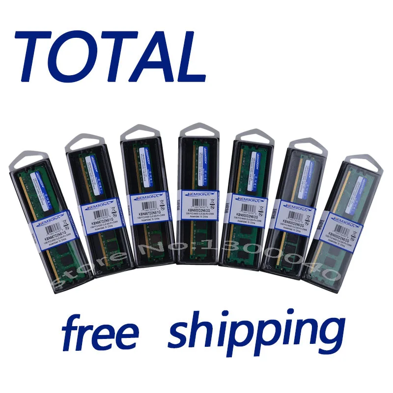KEMBONA Original Chips Marke PC Desktop DDR2 1GB / 2GB / 4GB 800MHz / 667MHz / 533MHz DDR 2 DIMM-240-Pins Desktop-Speicher Ram