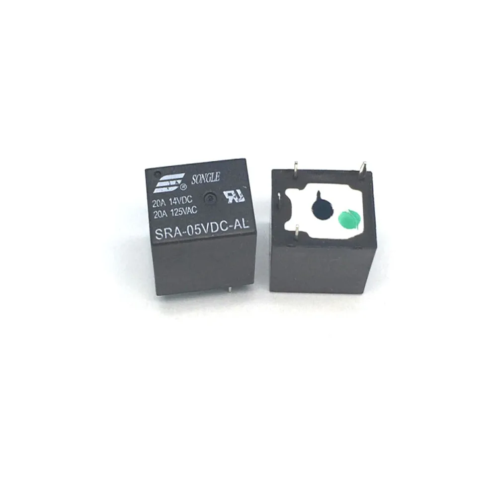 Automotive Relays SRA-05VDC-AL SRA-12VDC-AL SRA-24VDC-AL 5V 12V 24V 20A T74 4PIN Relay Wholesale Price 50PCS