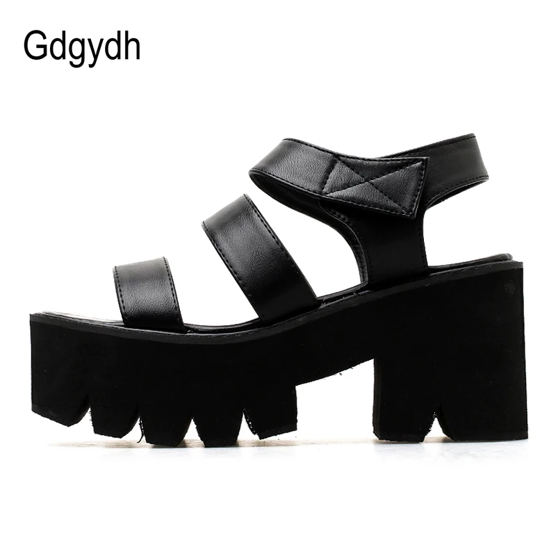 Gdgydh Gladiator Sandals For Women Platform Heels Hook Loop Ankle Strap ladies Casual Shoes Rome Style 2022 New Summer Drop Ship