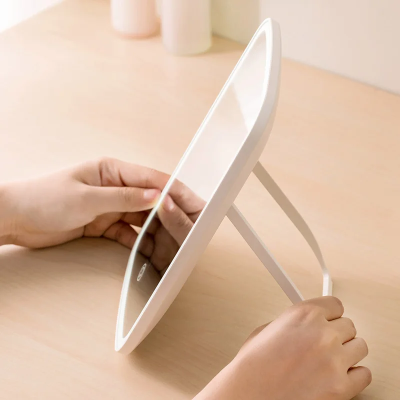 Youpin Jordan&Judu Desktop LED Makeup Mirror Touch-sensitive Control LED Natural Fill Light Adjustable Angle USB Rechargeable