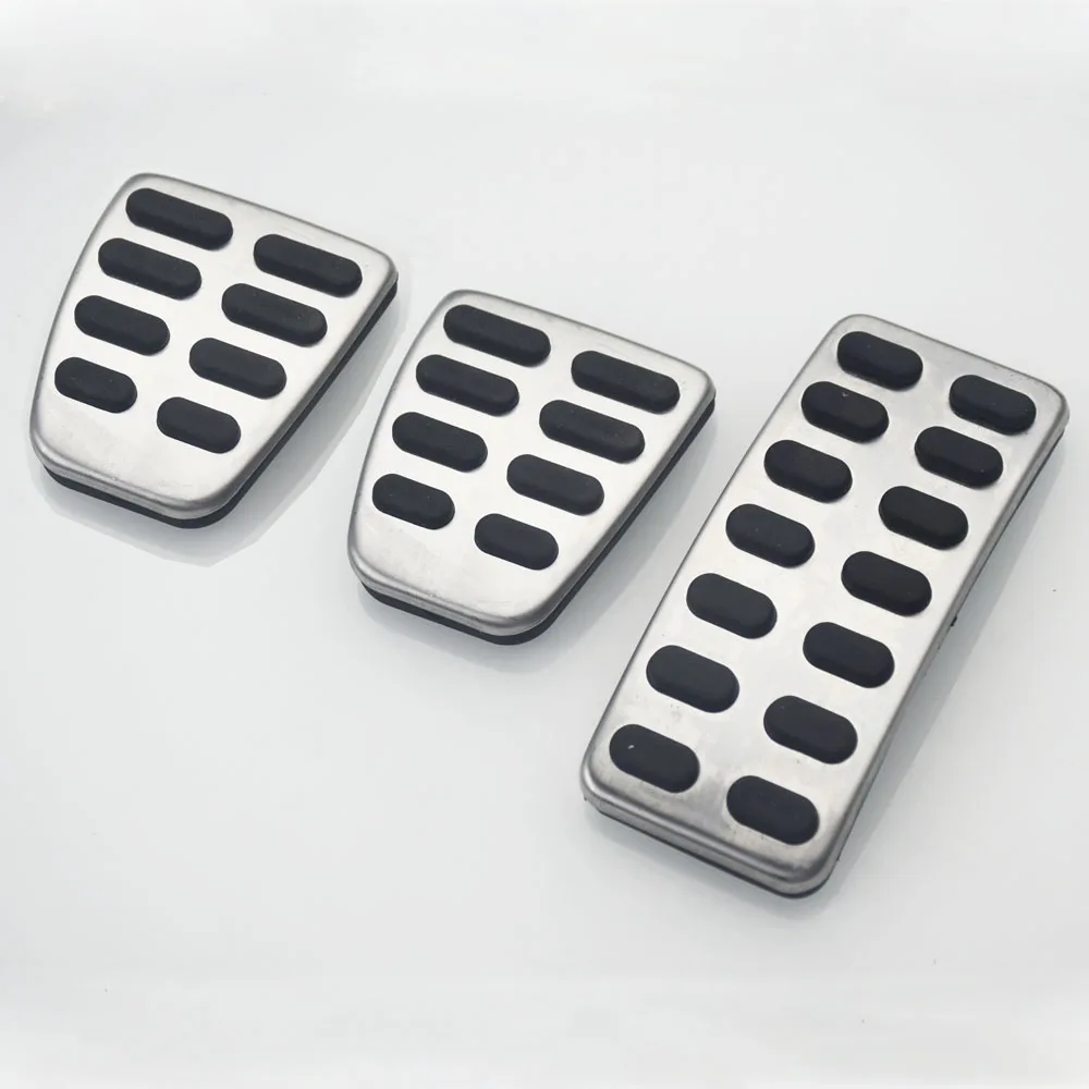 Stainless Steel Car Pedal Cover Pad for Hyundai Accent Solaris i20 2011-2016 Creta ix25 for Kia K2 Rio Soul MT AT Car Styling