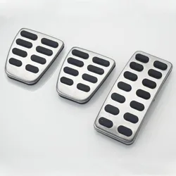 Stainless Steel Car Pedal Cover Pad for Hyundai Accent Solaris i20 2011-2016 Creta ix25 for Kia K2 Rio Soul MT AT Car Styling