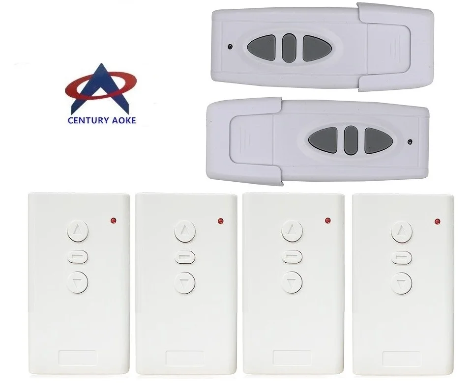 AC220V  intelligent digital RF wireless remote control switch system for projection screen/garage door/blinds