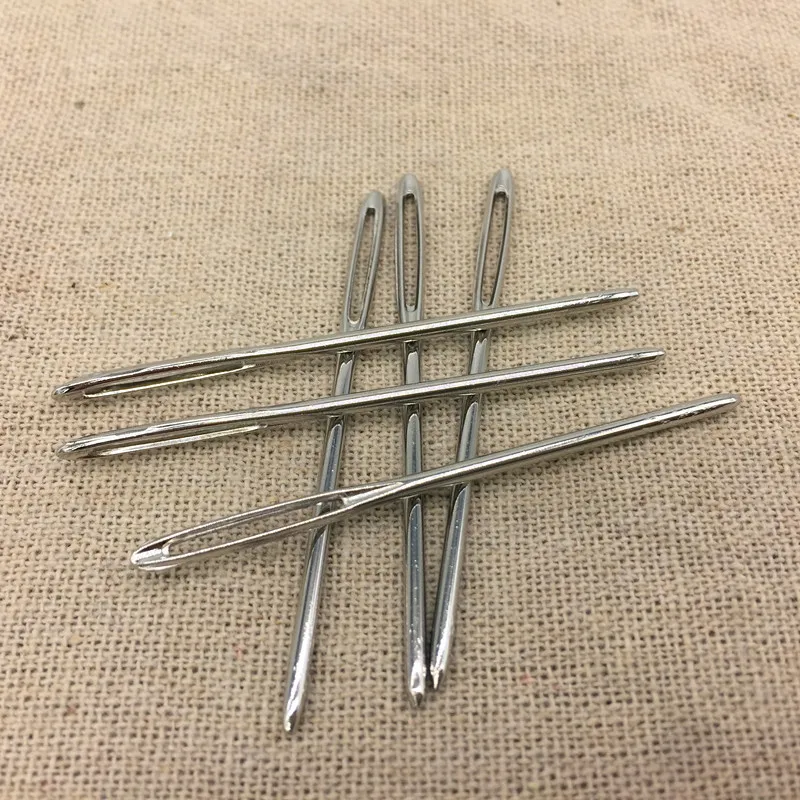 Big eye stainless steel sewing tool practical fashion 100 pieces / set of big eye needle set size blunt needle knitting cross