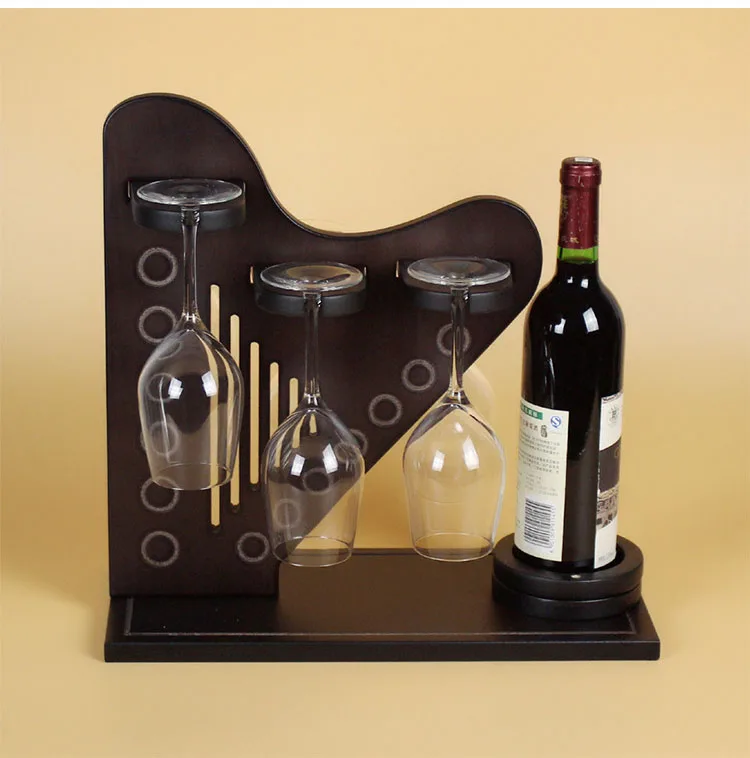 D creative Home Furnishing wine wine frame decor decoration living room TV cabinet wood modern minimalist crafts