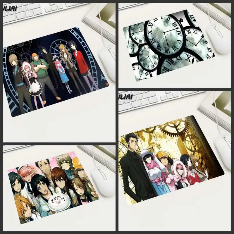 XGZ Anime Rubber Small Mouse Pad Player Game for Lol Original Steins Gate Surprise Office Pc Computer Agrees Custom Desk Mat