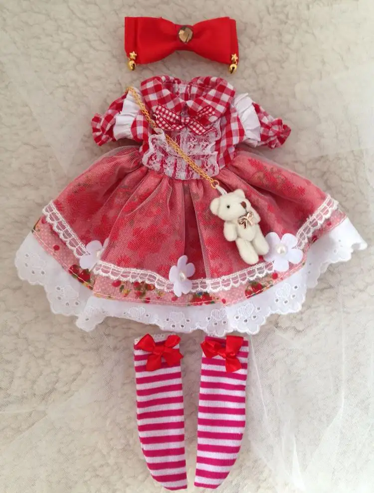 1/6 1/4 scale BJD clothes accessories Cute dress suit for BJD/SD blyth doll,not included doll,shoes,wig and other E2400