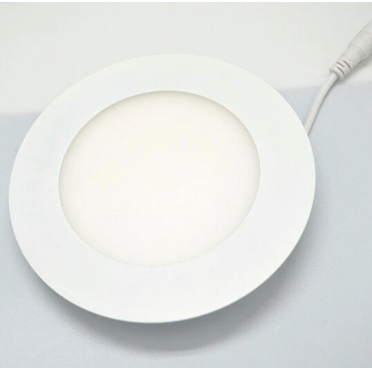 Wholesale 20pcs/lot,led panel light 6W SMD3014,AC85-265V,570LM CE&ROHS Alumium,Warm white/Cool white,FREE SHIPPING DHL/FEDEX