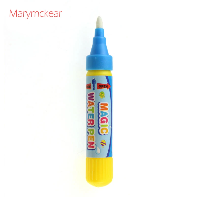 Magic Water Drawing Pen for Kids, sem tinta, sem produtos químicos, pintura Mat, livro, ferramenta de aprendizagem educacional, vermelho, azul, 2 tamanhos