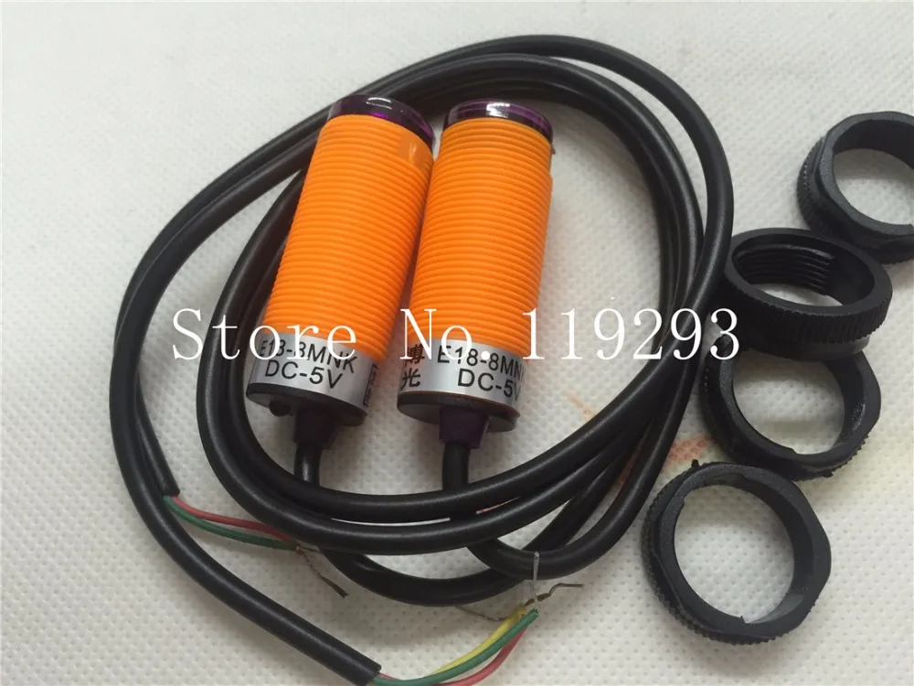 

[BELLA]Ultra- long-range infrared beam photoelectric sensor E18-8MNK 0-8M adjustable photoelectric switch--5pcs/lot