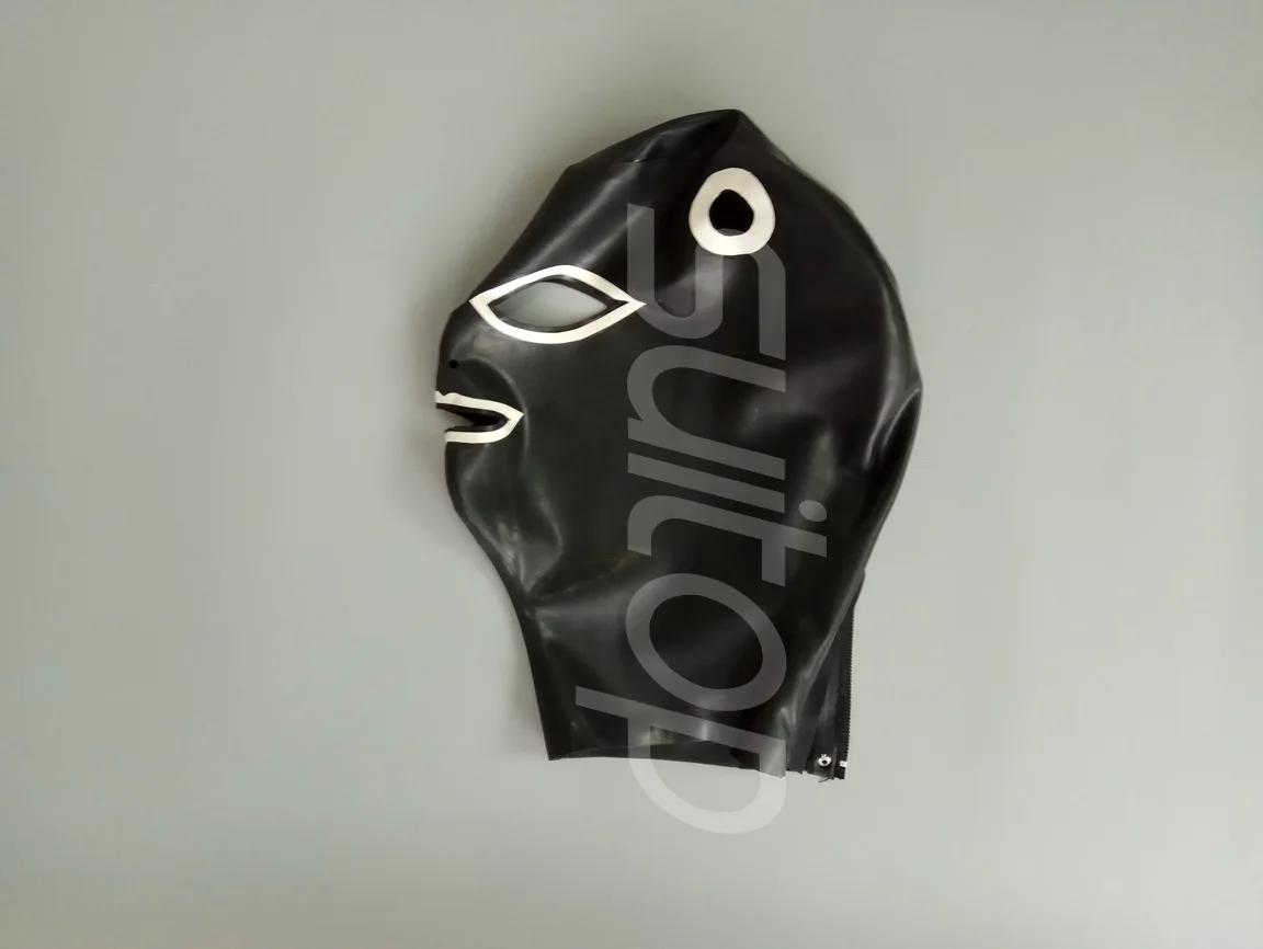 Suitop capuchas de látex para mujer
