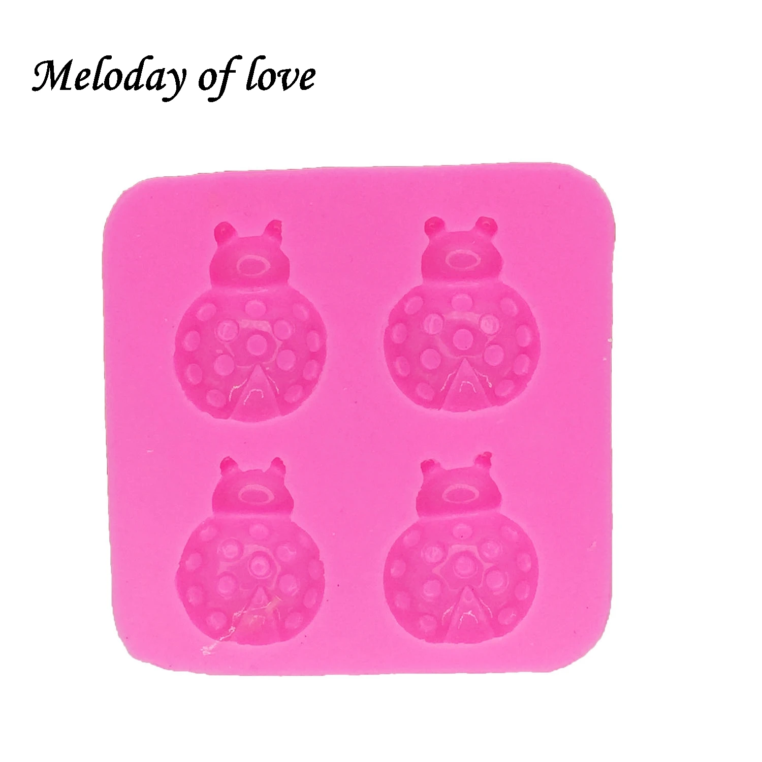 DIY Ladybug Cupcake Silicone Cake Mold 3D Fondant Cake Decorating Tools Cake Baking Tools DY0022