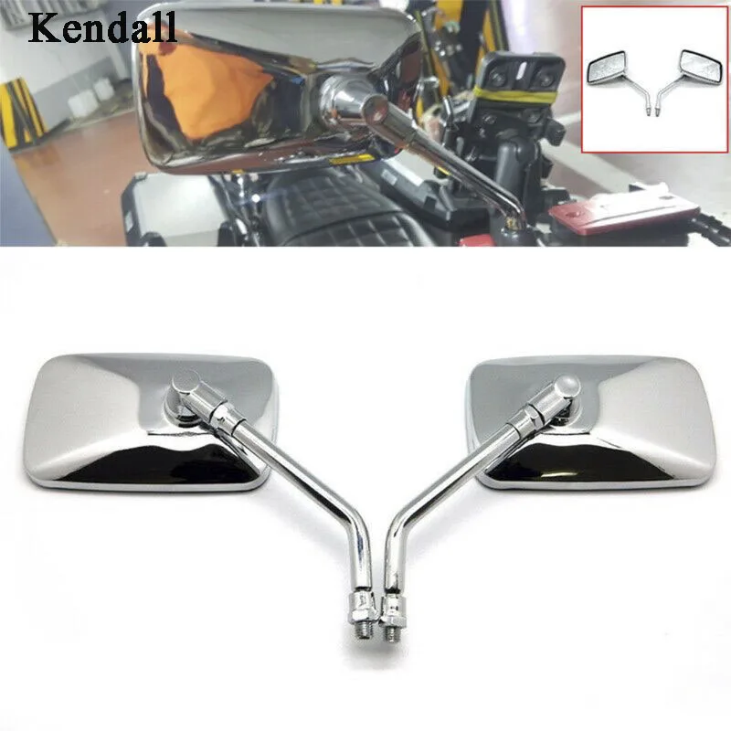 Motorcycle Modified Square Rearview Mirror For Honda Shadow VT VT1100 VT750 VT600 VF750 Magna 750