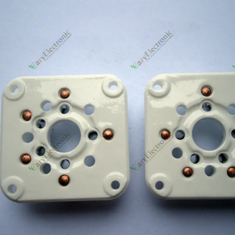 

Wholesale and retail 10pc New 5pin base Ceramic vacuum tube socket Fr 3-500Z 4-400 U5G audio amp parts free shipping