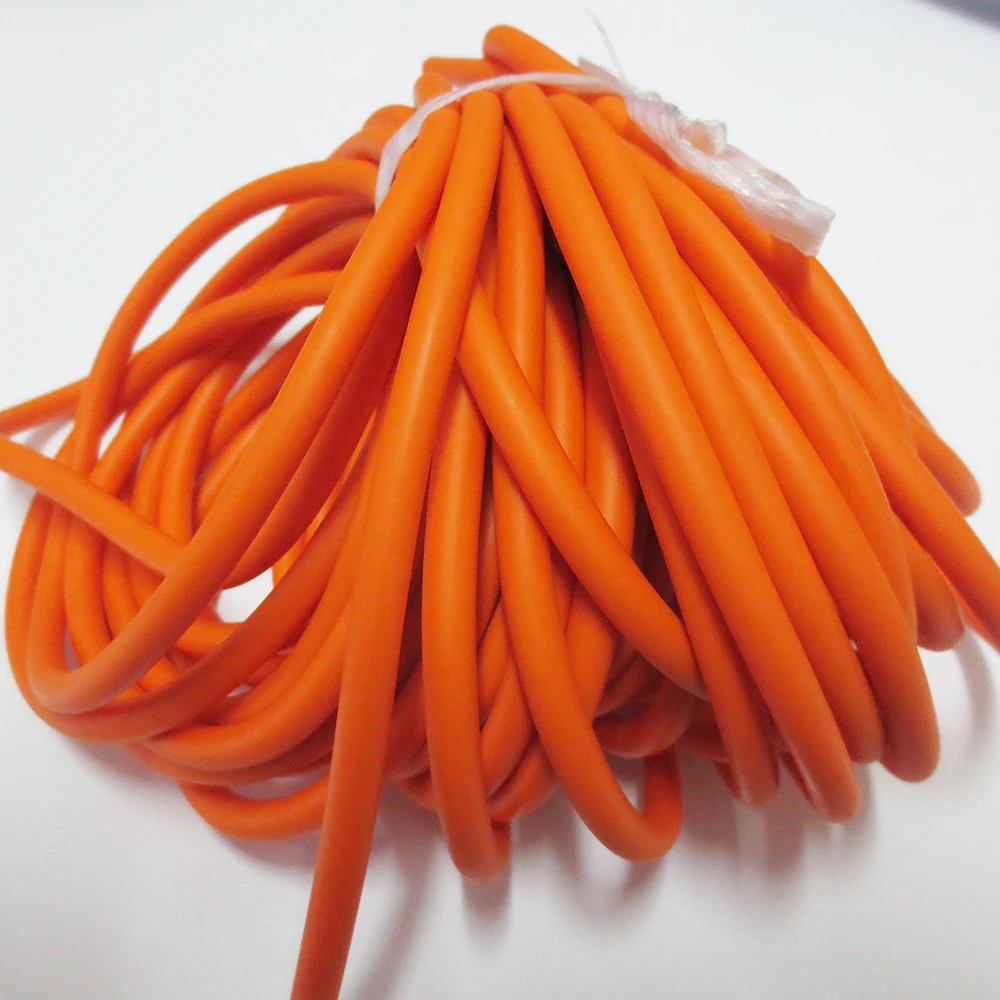 2050 3060 10m Natural Latex Slingshots Rubber Tube Bow Rubber Band Catapult Elastic Part Fitness Bungee Equipment Tool
