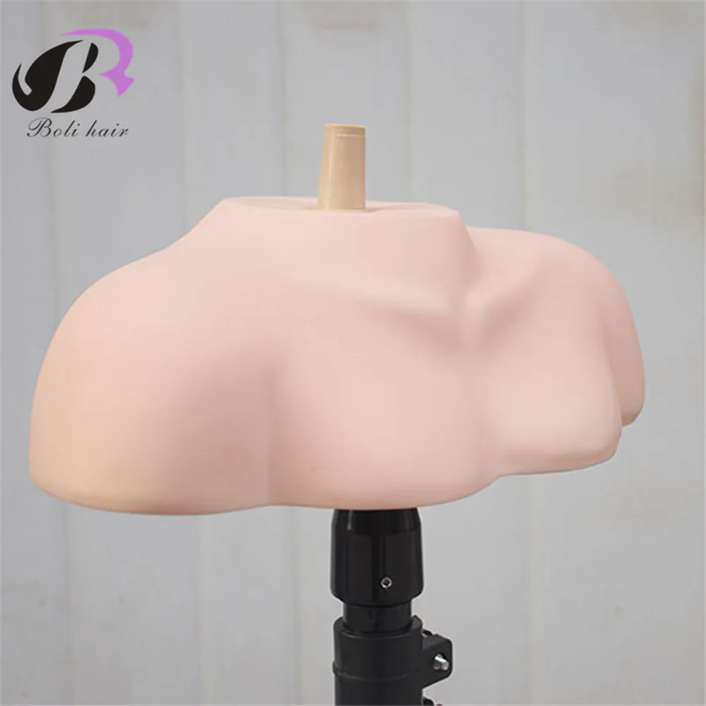 

Boli hair PVC Training Head Shoulder Holder Cosmetology Mannequin Training Heads Stander Mannequin Head Bust Stand Base